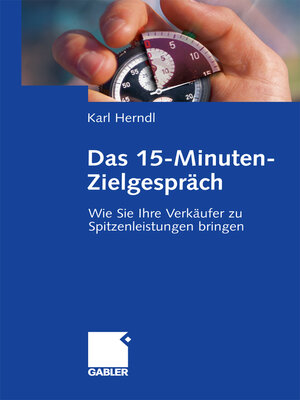 cover image of Das 15-Minuten-Zielgespräch